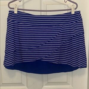 Title Nine Va Va Vroom Striped Mesh Skort